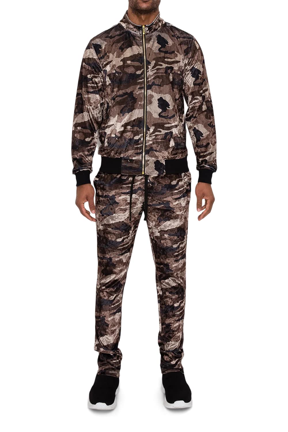 G-Style USA Men's Velour Velvet Tracksuit Sets -Casual Wear, Gym, and Lounge