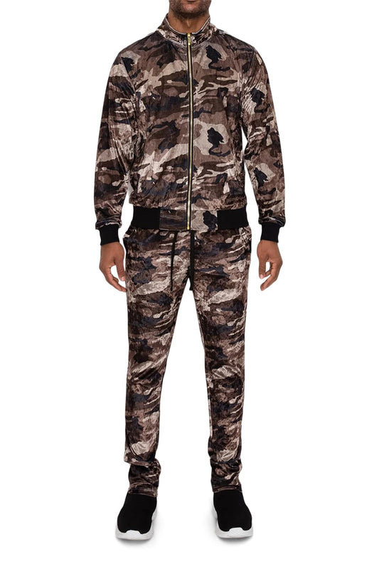 G-Style USA Men's Velour Velvet Tracksuit Sets -Casual Wear, Gym, and Lounge