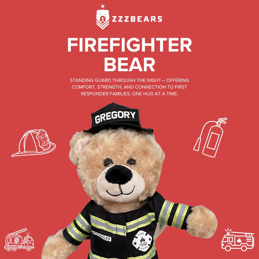 ZZZ Bears Personalized Army Teddy Bear, Gift for Boot Camp Graduates, Veterans & Comforting Loved Ones at Home During Deployment