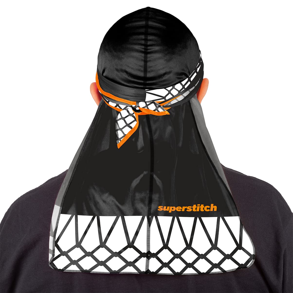 Superstitch Supersilky Ultra Silky Durag x Wavebuilder | 30+ Styles Premium Designer Durags for Men | 360 Waves |Camo Camouflage (Five Star)