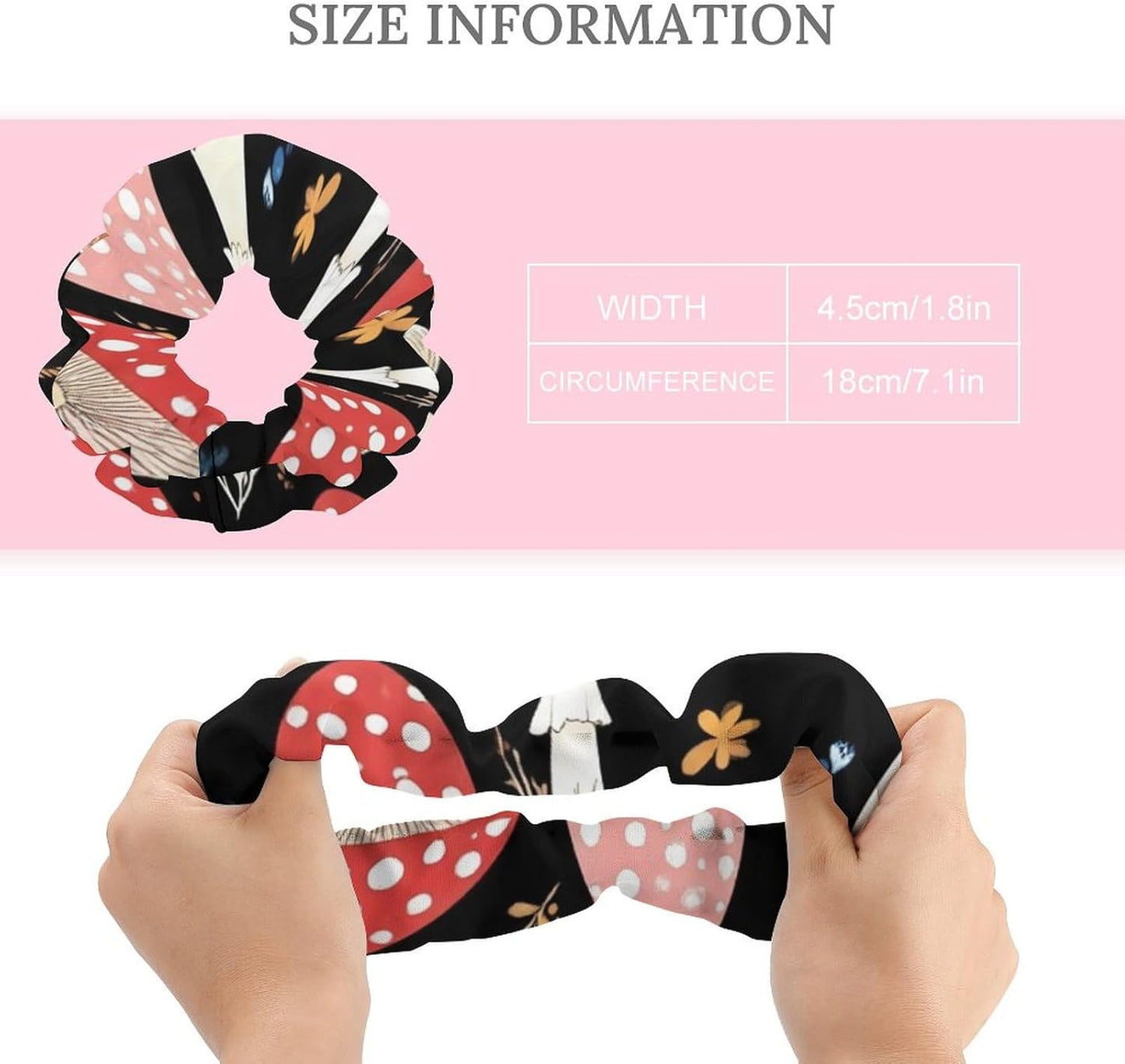 Supdreamc Fashion Hair Scrunchies Spiral Hair Ties for Women Braids, Cool Camo Military Camouflage Adjustable Ponytail Bands Dreadlock Accessories