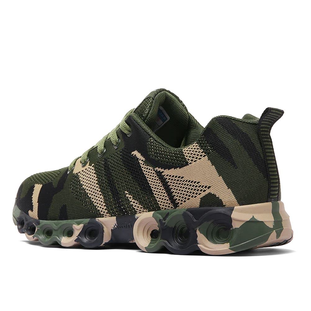 WILTENA Womens Mesh Camouflage Shoes Mens Non Slip Sports Running Tennis Sneakers Walking Shoes