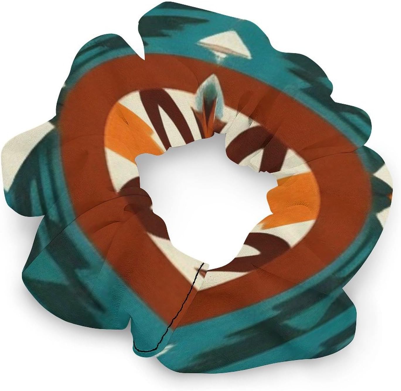 Supdreamc Fashion Hair Scrunchies Spiral Hair Ties for Women Braids, Cool Camo Military Camouflage Adjustable Ponytail Bands Dreadlock Accessories