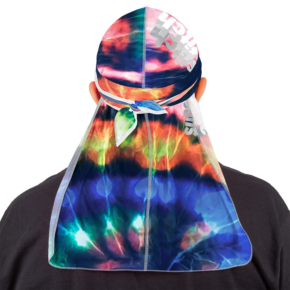 Superstitch Supersilky Ultra Silky Durag x Wavebuilder | 30+ Styles Premium Designer Durags for Men | 360 Waves |Camo Camouflage (Five Star)
