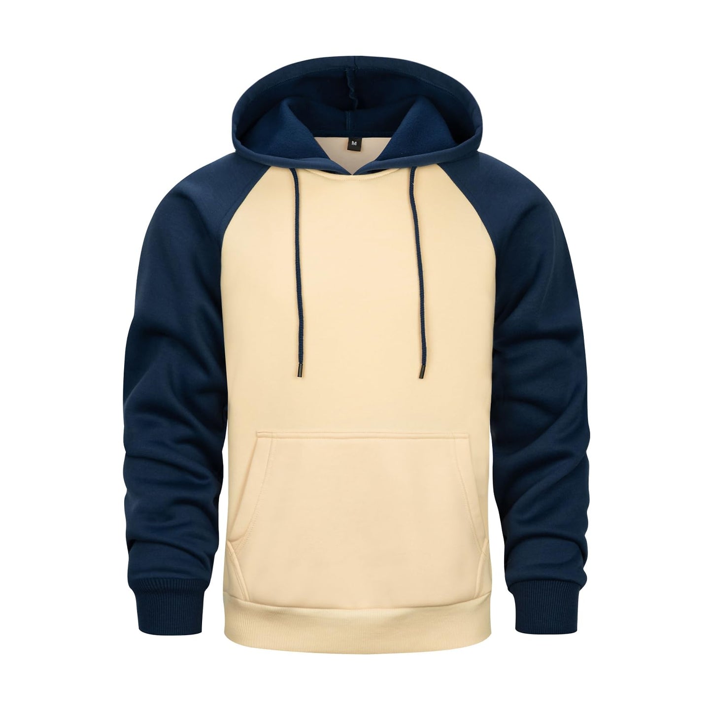 LBL Leading the Better Life Men's Solid Pullover Hoodies Sports Soft Blend Fleece Hooded Sweatshirts with Kangaroo Pocket