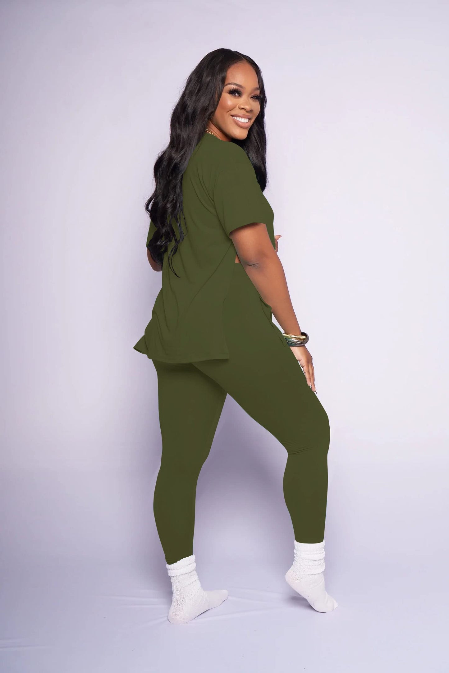 Mrskoala Lounge Sets for Women Two Piece Outfits Pullover Tops and Long Pants Tracksuit Sweatsuits