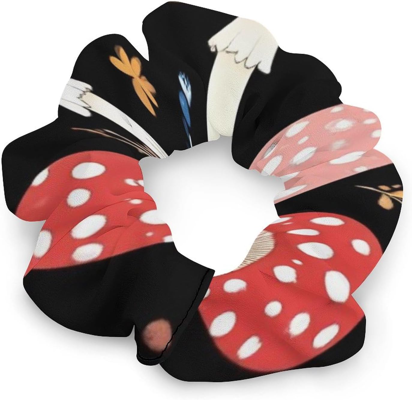 Supdreamc Fashion Hair Scrunchies Spiral Hair Ties for Women Braids, Cool Camo Military Camouflage Adjustable Ponytail Bands Dreadlock Accessories