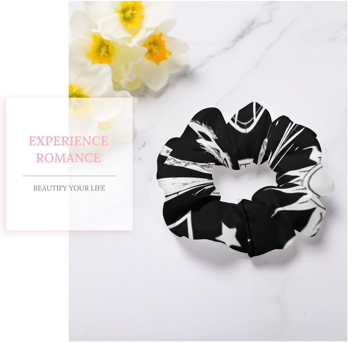 Supdreamc Fashion Hair Scrunchies Spiral Hair Ties for Women Braids, Cool Camo Military Camouflage Adjustable Ponytail Bands Dreadlock Accessories