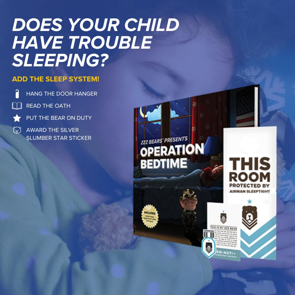 ZZZ Bears Personalized Army Teddy Bear, Gift for Boot Camp Graduates, Veterans & Comforting Loved Ones at Home During Deployment