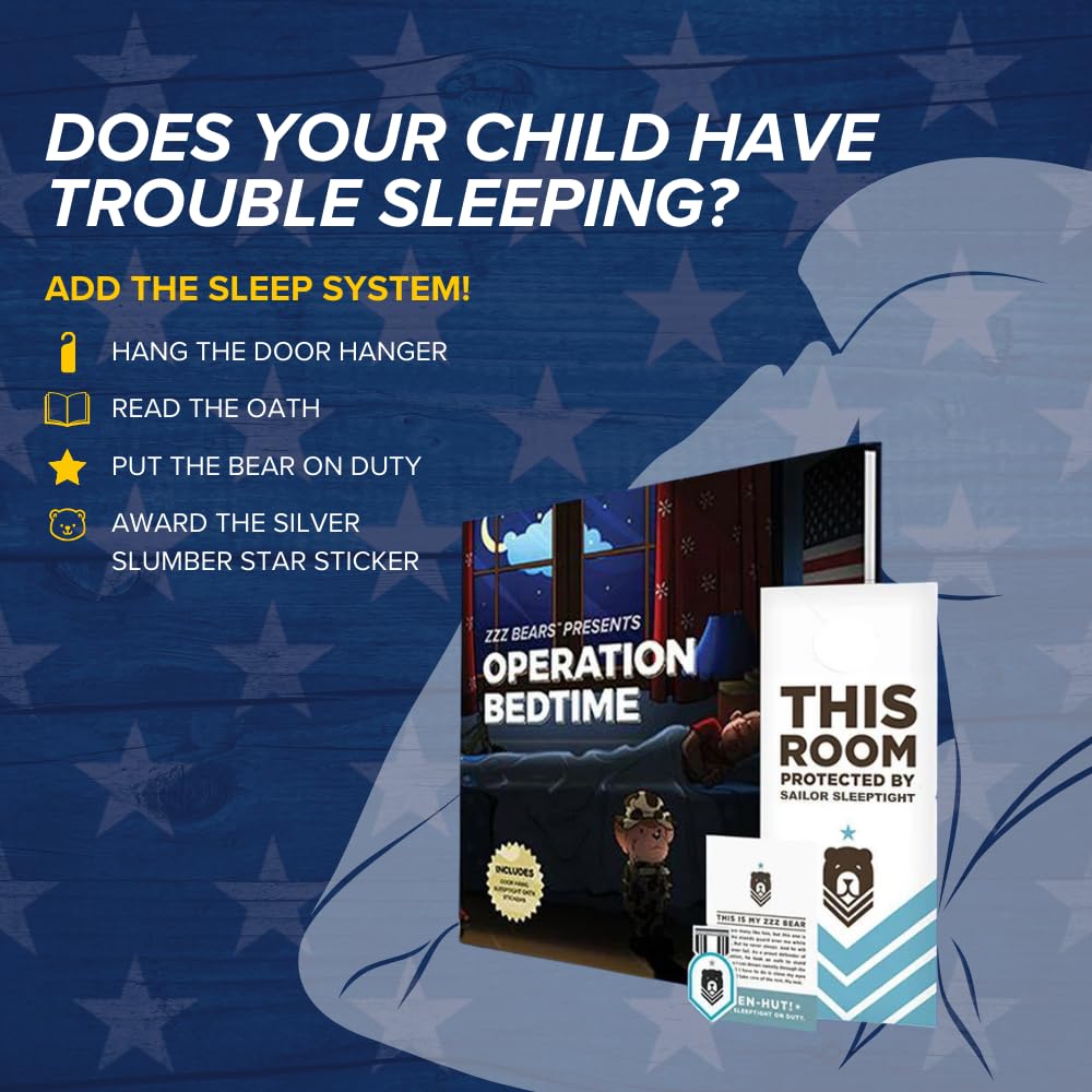 ZZZ Bears Personalized Army Teddy Bear, Gift for Boot Camp Graduates, Veterans & Comforting Loved Ones at Home During Deployment