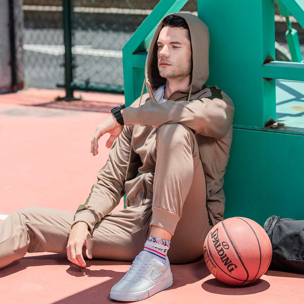 AOTORR Mens Sweatsuits 2 Piece Casual Tracksuits Camo Hoodie Jogging Sweatpants Suit