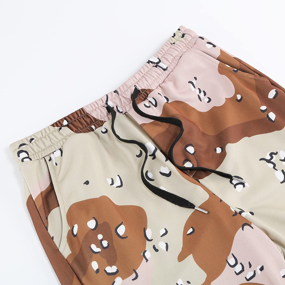 GRAJTCIN Casual Camo Joggers Sweatpants for Men Lightweight Hiking Outdoor Sweatpants Streetwear Pants for Men