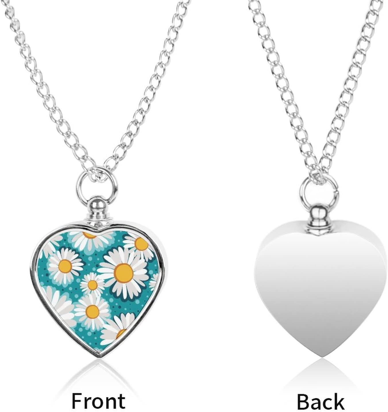 Oyihfvs Pet Urn Necklace Pendant Jewelry, Keepsake Memorial Necklace for Men Women Gift, Alloy Dog Necklace Keychain Tag