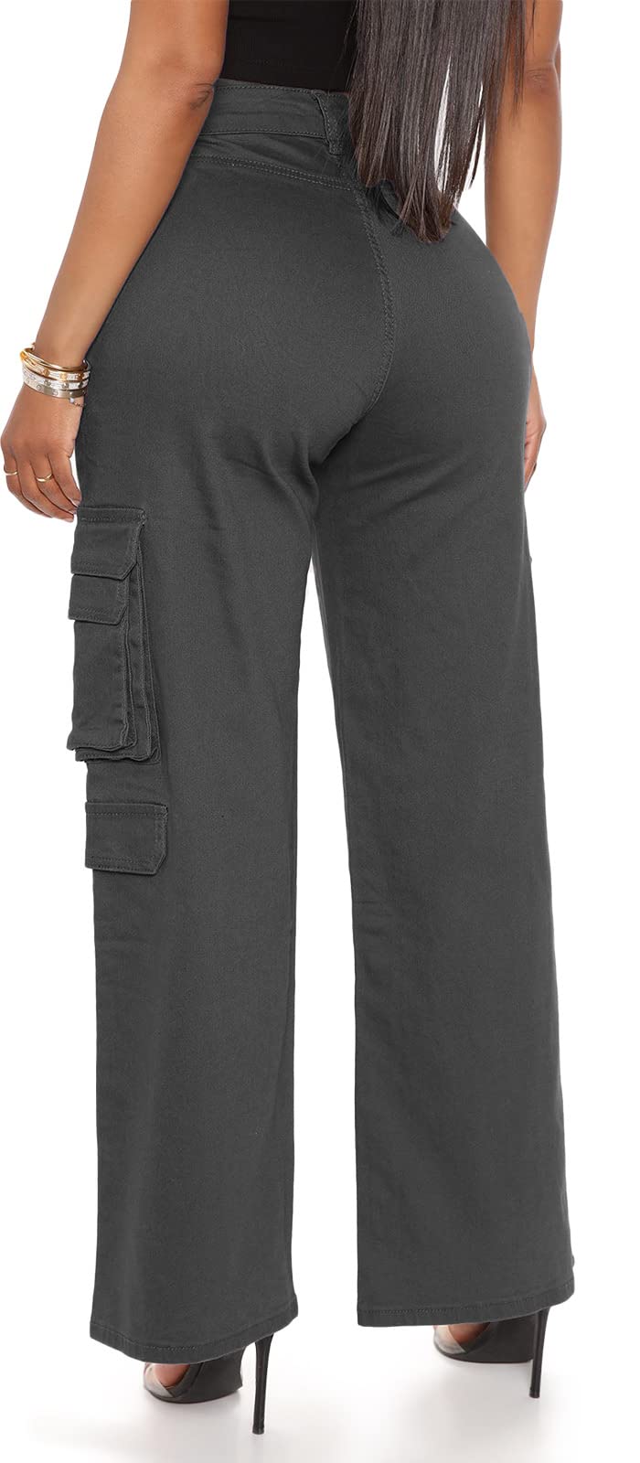BEJONS Women’s Relaxed Fit All Day High Waist Cargo Pants