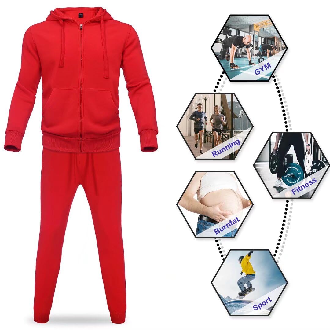AKsit Men's Sweatsuit 2 Piece Hoodie Tracksuit Set Fashion Activewear Set