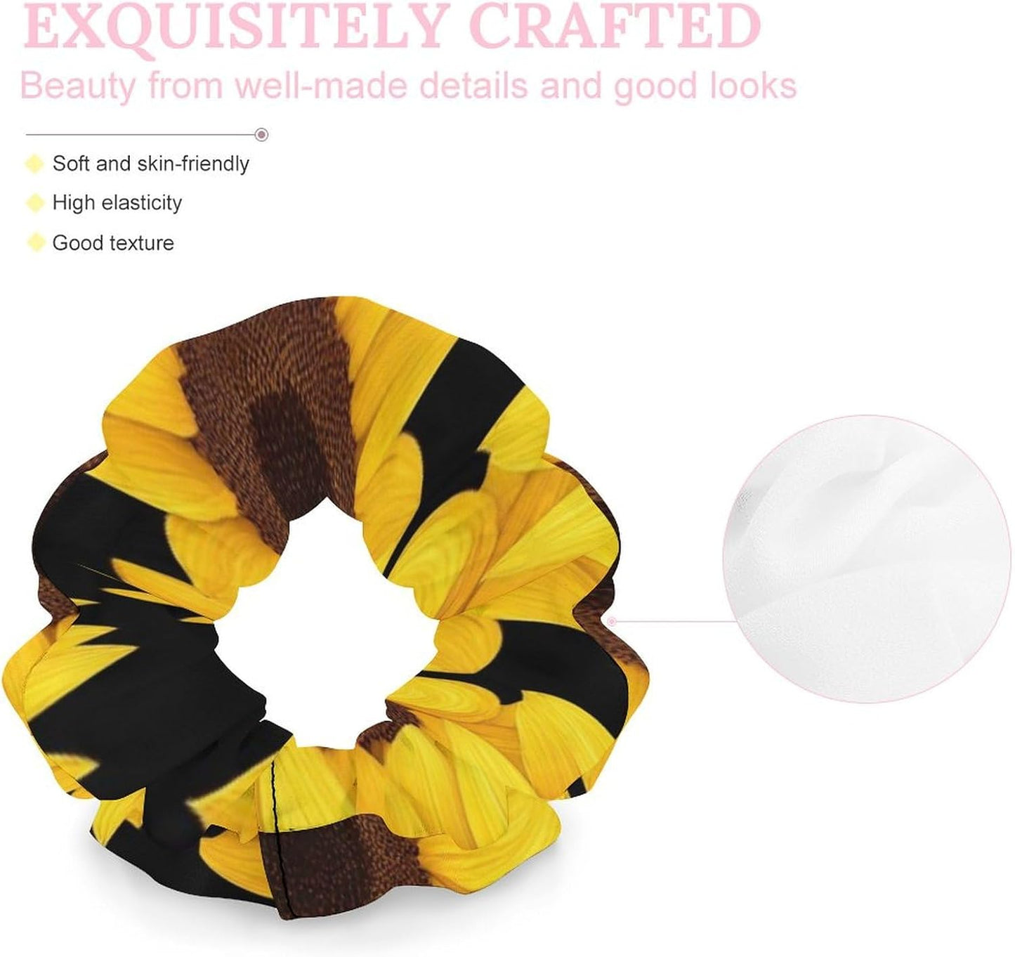 Supdreamc Fashion Hair Scrunchies Spiral Hair Ties for Women Braids, Cool Camo Military Camouflage Adjustable Ponytail Bands Dreadlock Accessories