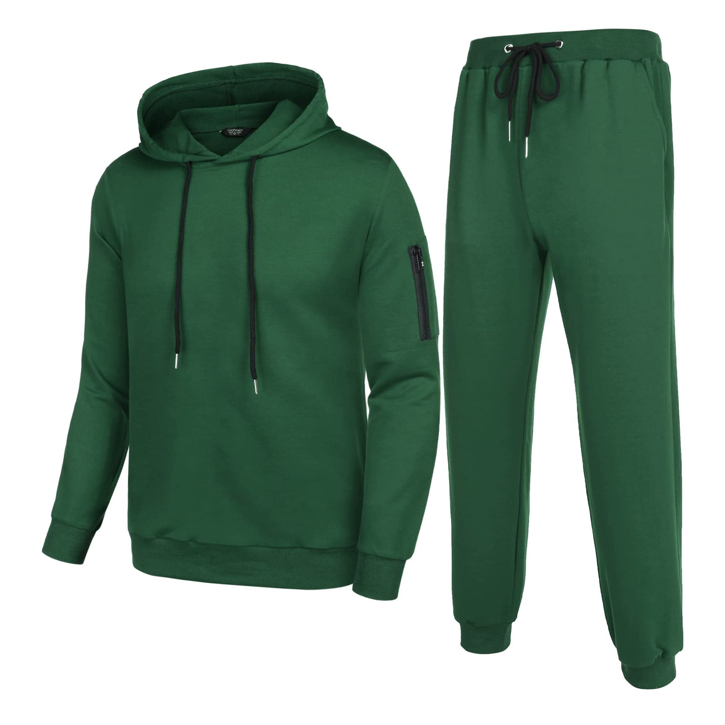 COOFANDY Men's Tracksuit 2 Piece Hooded Athletic Sweatsuits Casual Running Jogging Sport Suit Sets