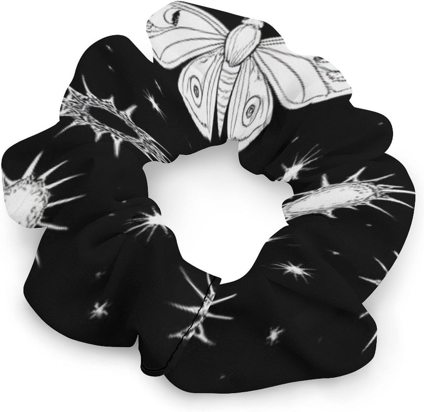 Supdreamc Fashion Hair Scrunchies Spiral Hair Ties for Women Braids, Cool Camo Military Camouflage Adjustable Ponytail Bands Dreadlock Accessories