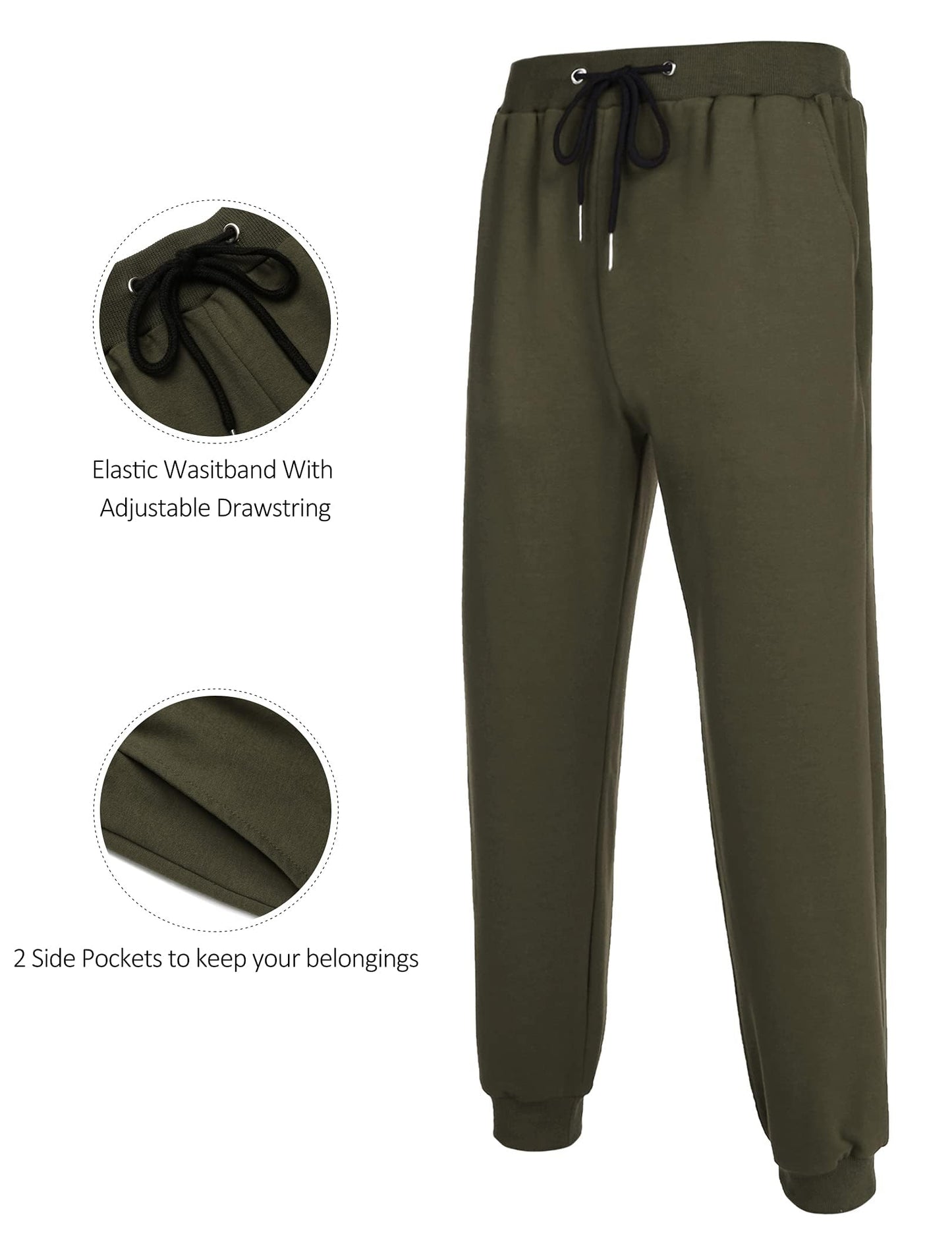 COOFANDY Men's Tracksuit 2 Piece Hooded Athletic Sweatsuits Casual Running Jogging Sport Suit Sets