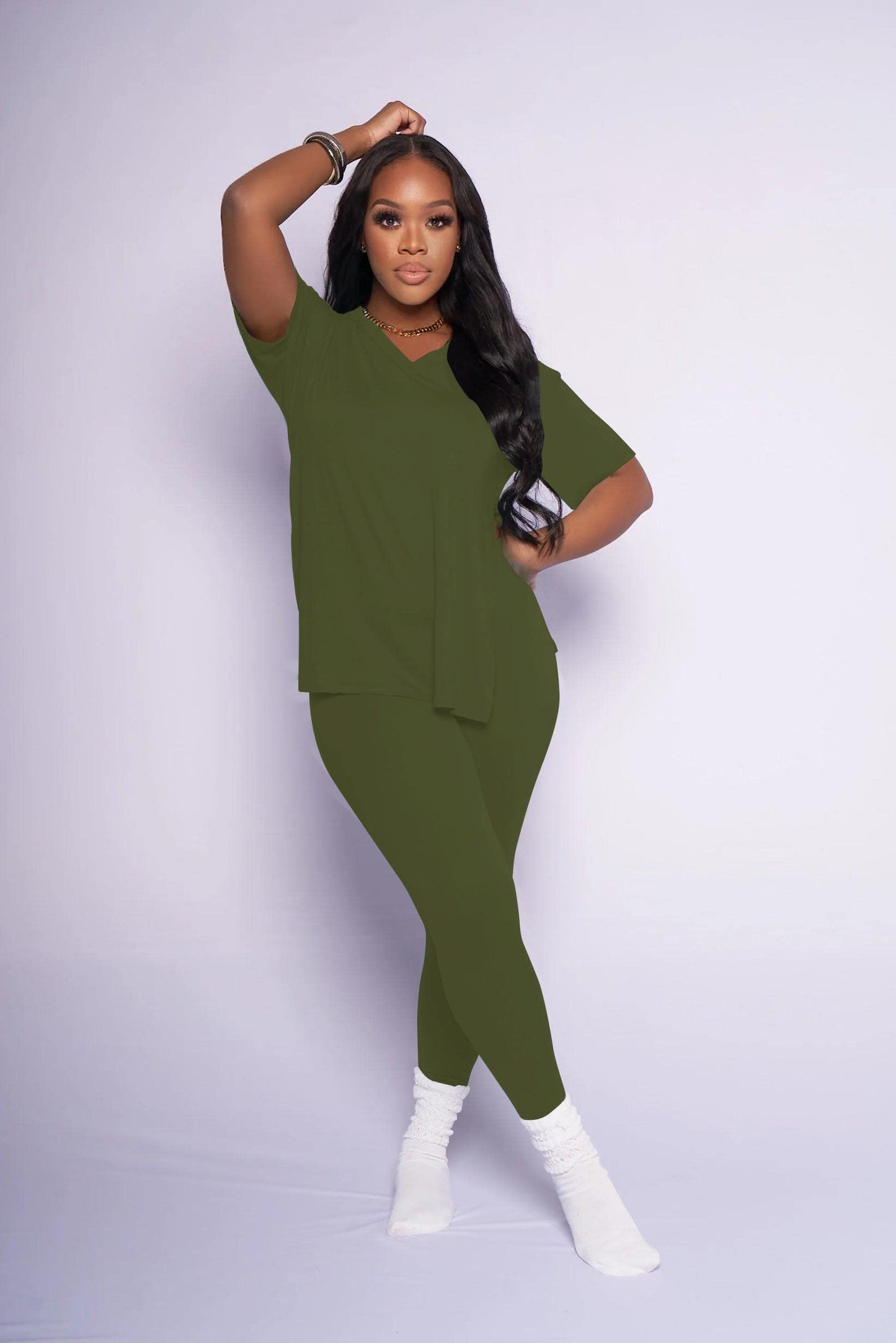 Mrskoala Lounge Sets for Women Two Piece Outfits Pullover Tops and Long Pants Tracksuit Sweatsuits