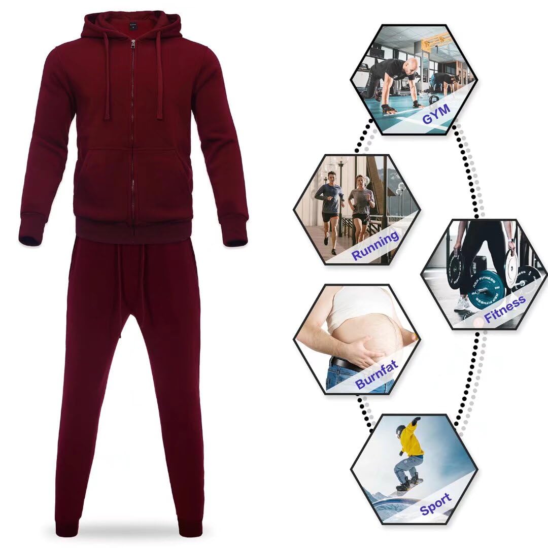 AKsit Men's Sweatsuit 2 Piece Hoodie Tracksuit Set Fashion Activewear Set