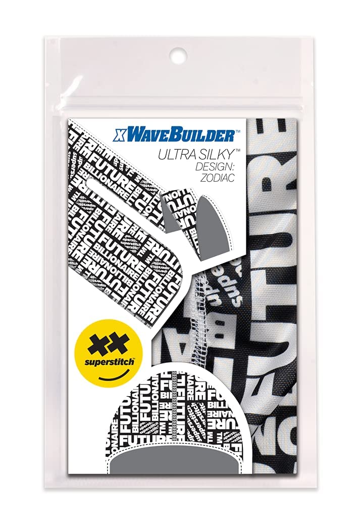 Superstitch Supersilky Ultra Silky Durag x Wavebuilder | 30+ Styles Premium Designer Durags for Men | 360 Waves |Camo Camouflage (Five Star)