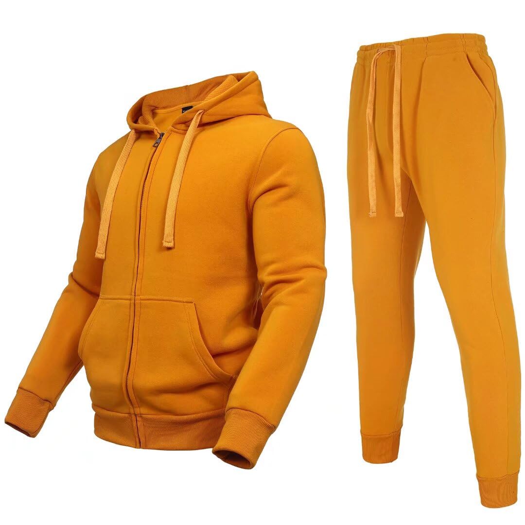 AKsit Men's Sweatsuit 2 Piece Hoodie Tracksuit Set Fashion Activewear Set