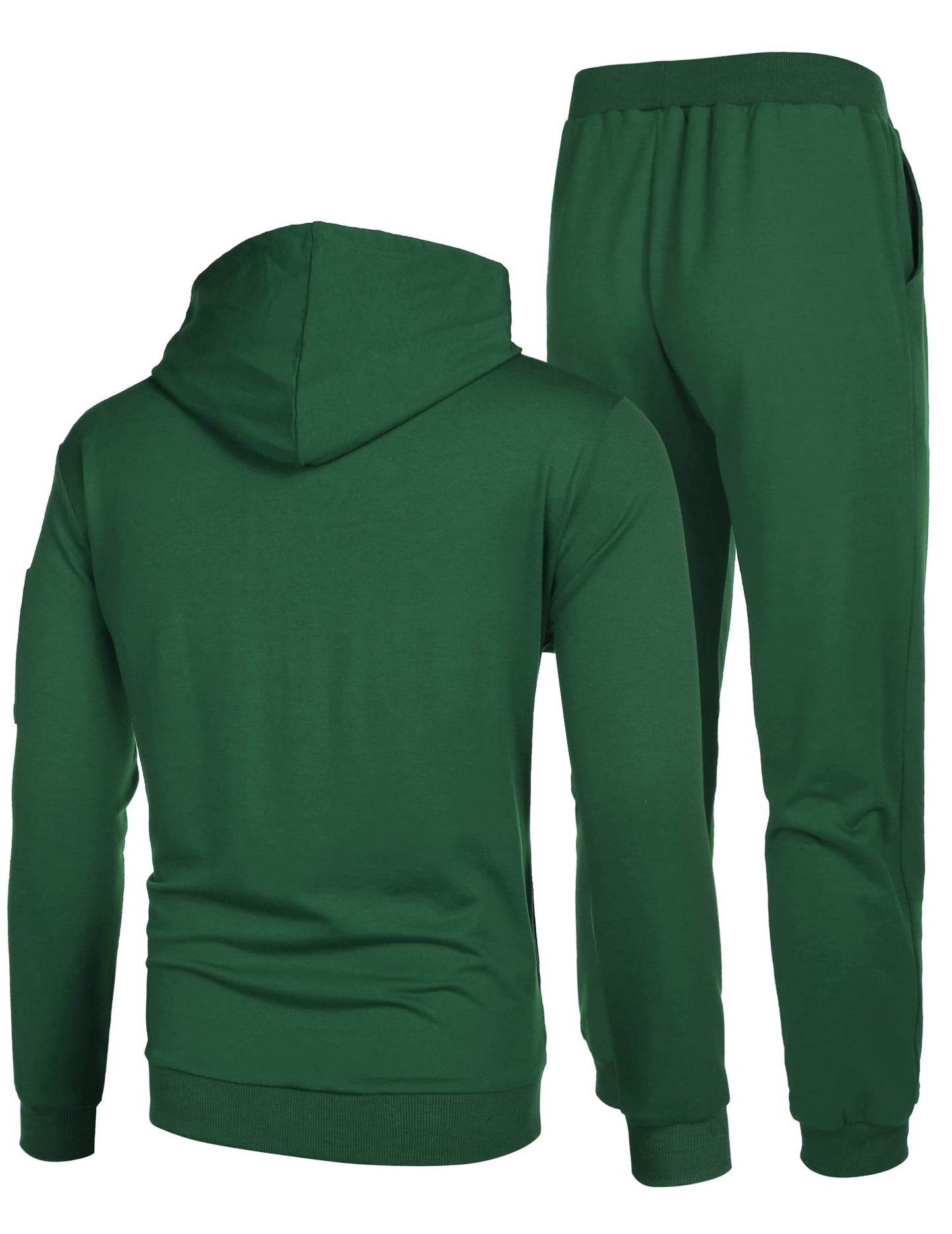 COOFANDY Men's Tracksuit 2 Piece Hooded Athletic Sweatsuits Casual Running Jogging Sport Suit Sets