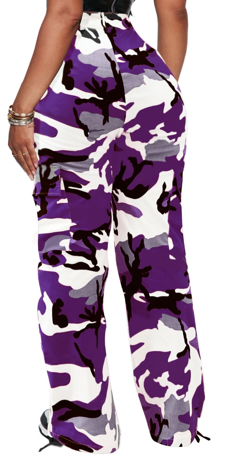 BEJONS Women’s Relaxed Fit All Day High Waist Cargo Pants