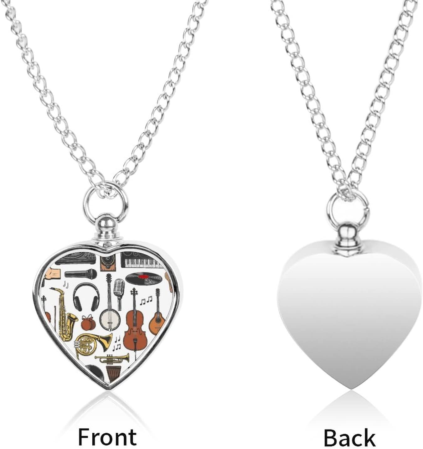 Oyihfvs Pet Urn Necklace Pendant Jewelry, Keepsake Memorial Necklace for Men Women Gift, Alloy Dog Necklace Keychain Tag