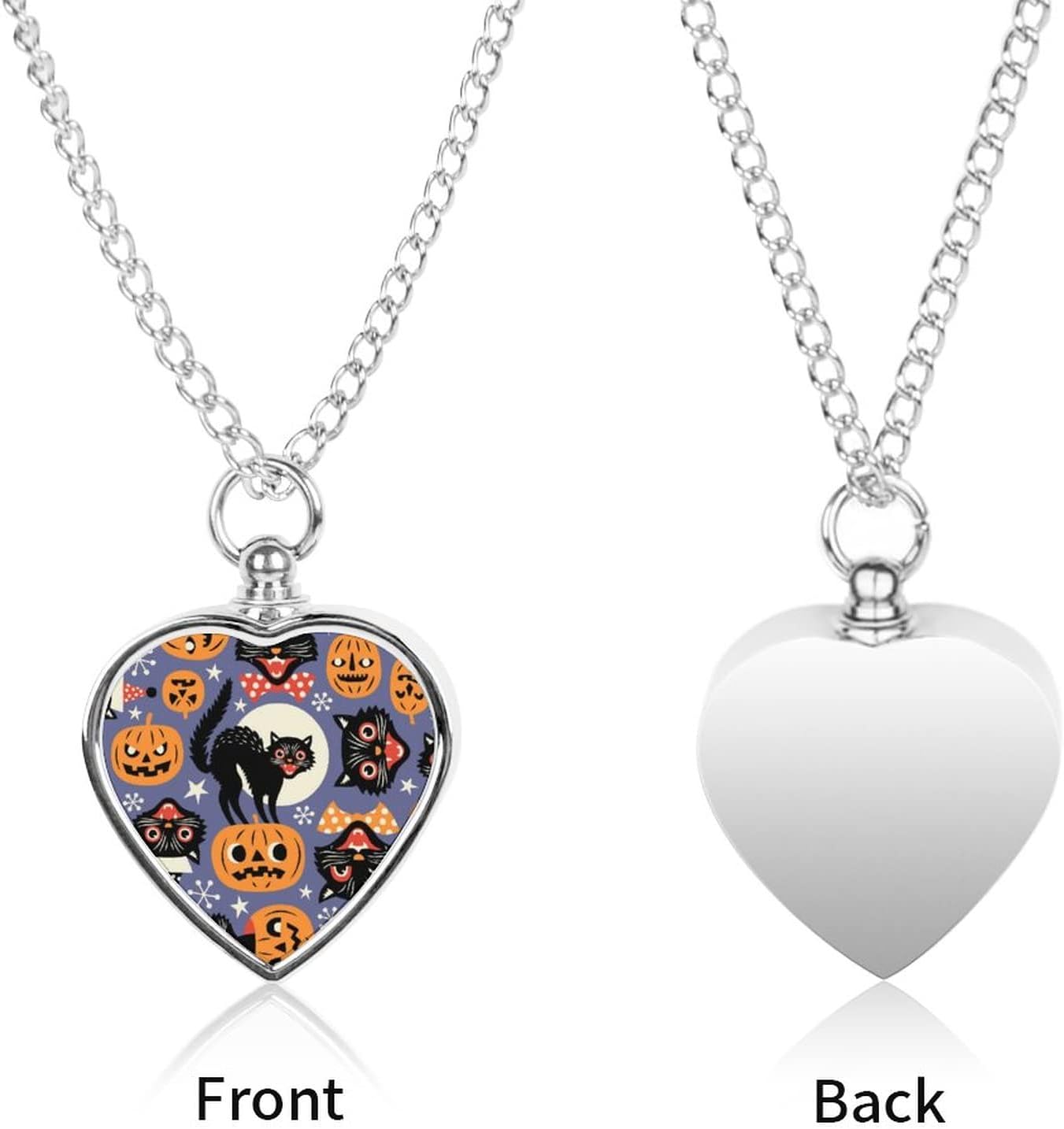 Oyihfvs Pet Urn Necklace Pendant Jewelry, Keepsake Memorial Necklace for Men Women Gift, Alloy Dog Necklace Keychain Tag