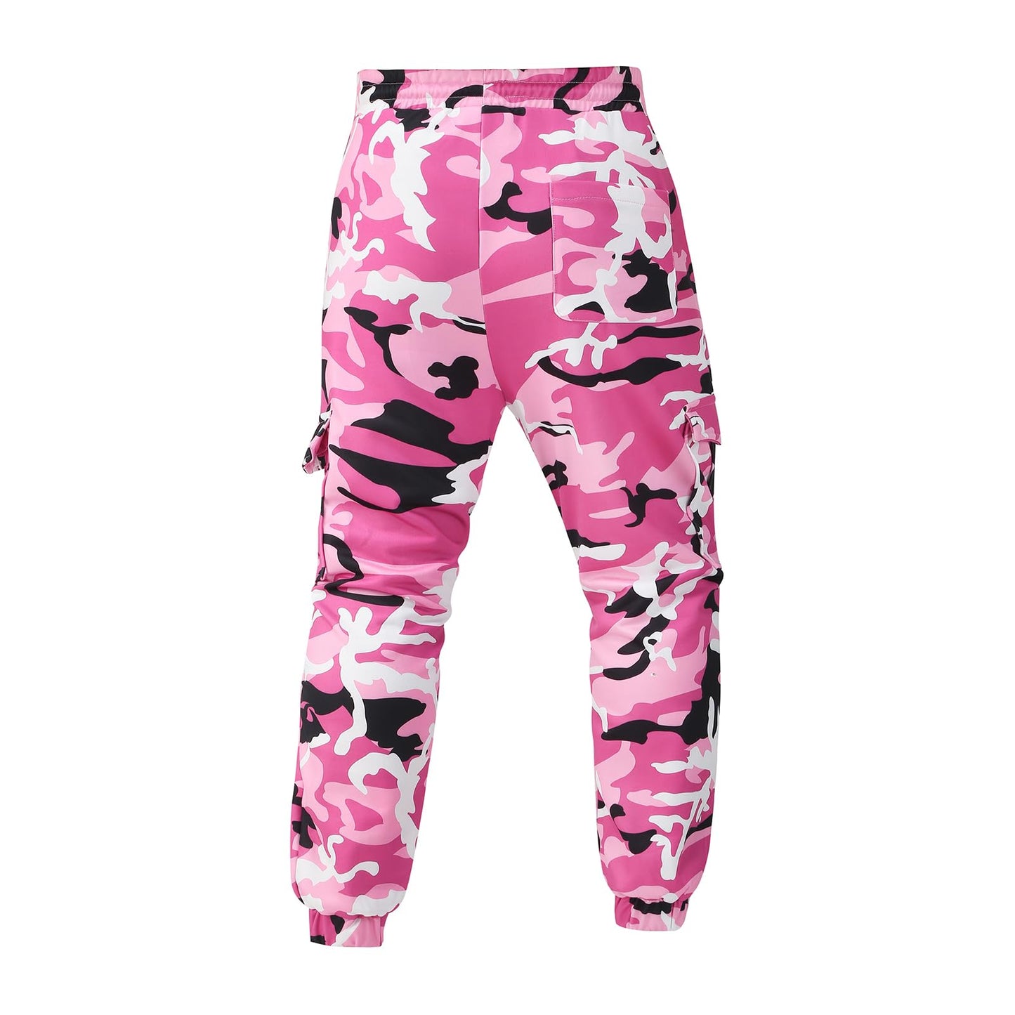 Colorful House Men Camo Cargo Jogger Sweatpants Casual Drawstring Camouflage Cargo Work Pants with Pockets