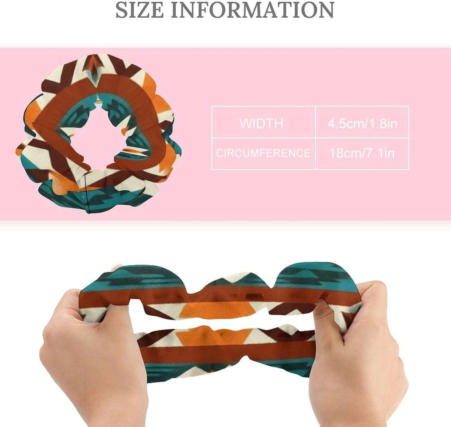 Supdreamc Fashion Hair Scrunchies Spiral Hair Ties for Women Braids, Cool Camo Military Camouflage Adjustable Ponytail Bands Dreadlock Accessories