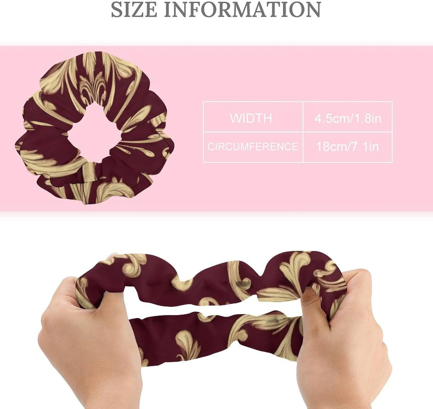 Supdreamc Fashion Hair Scrunchies Spiral Hair Ties for Women Braids, Cool Camo Military Camouflage Adjustable Ponytail Bands Dreadlock Accessories