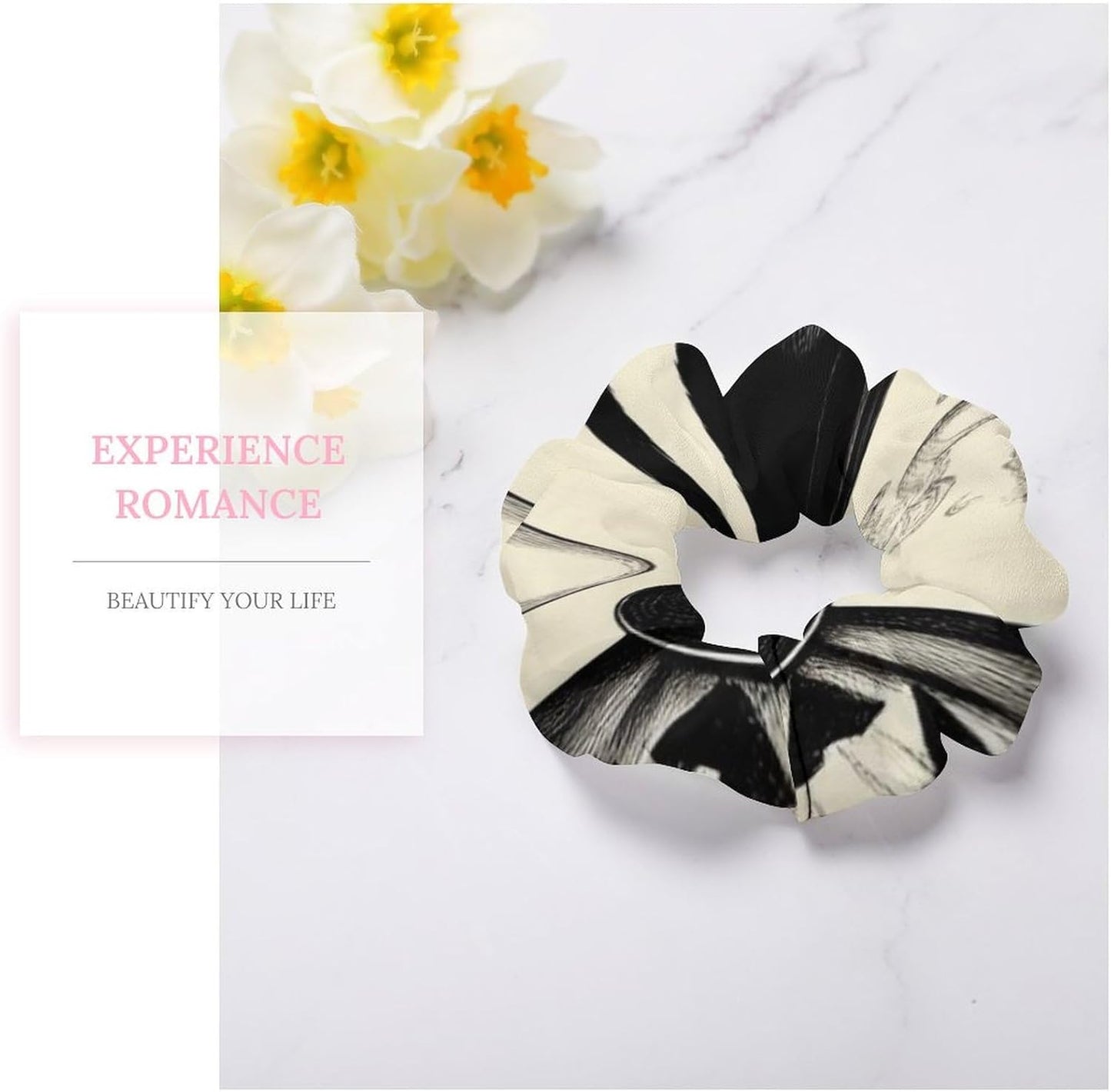 Supdreamc Fashion Hair Scrunchies Spiral Hair Ties for Women Braids, Cool Camo Military Camouflage Adjustable Ponytail Bands Dreadlock Accessories