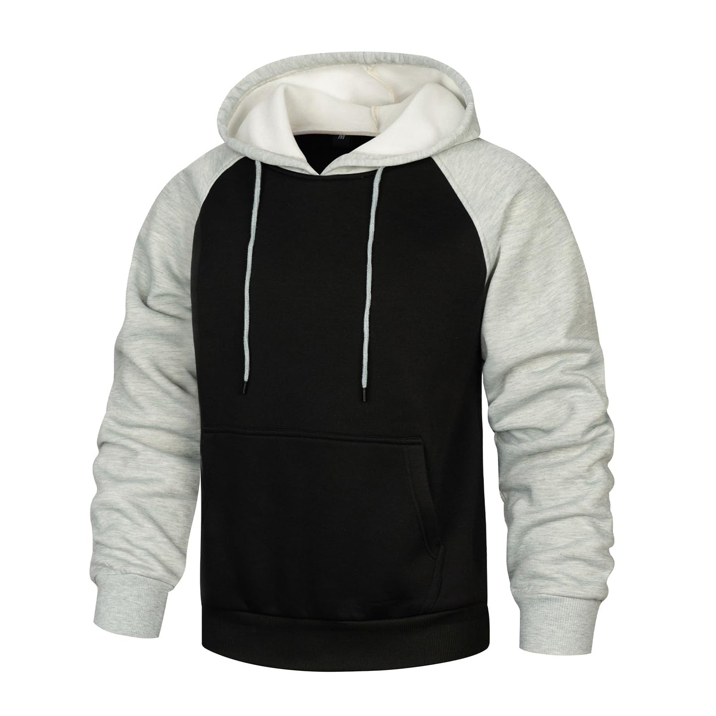LBL Leading the Better Life Men's Solid Pullover Hoodies Sports Soft Blend Fleece Hooded Sweatshirts with Kangaroo Pocket