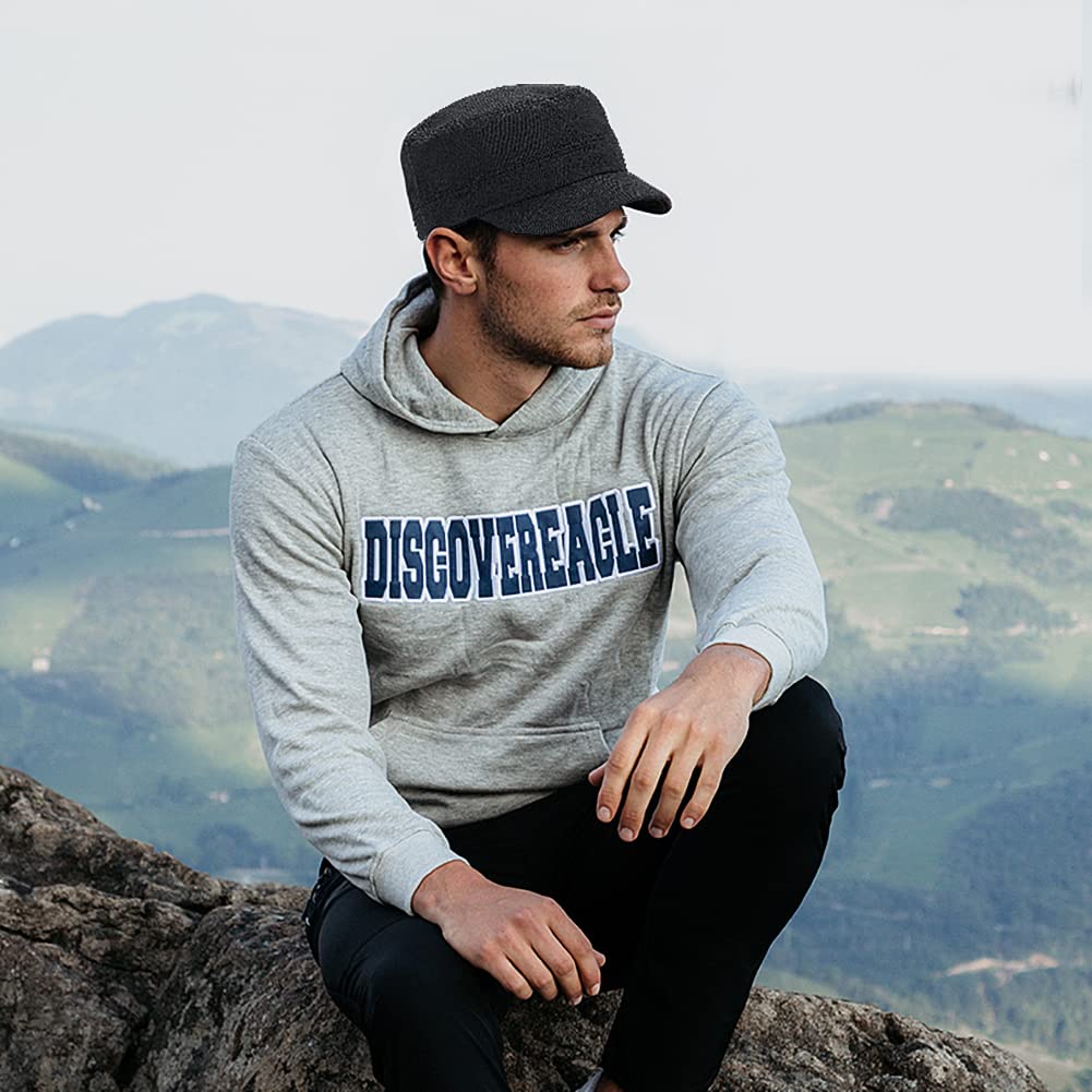 XYIYI Unisex Cotton Basic Cadet Army Cap Everyday Military Style Hat