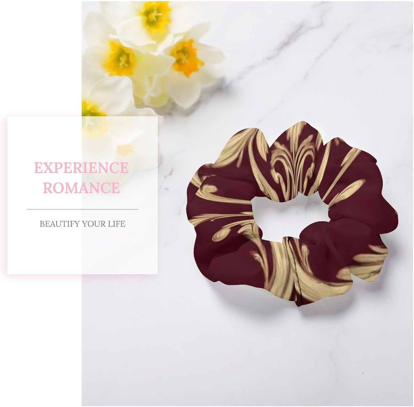 Supdreamc Fashion Hair Scrunchies Spiral Hair Ties for Women Braids, Cool Camo Military Camouflage Adjustable Ponytail Bands Dreadlock Accessories