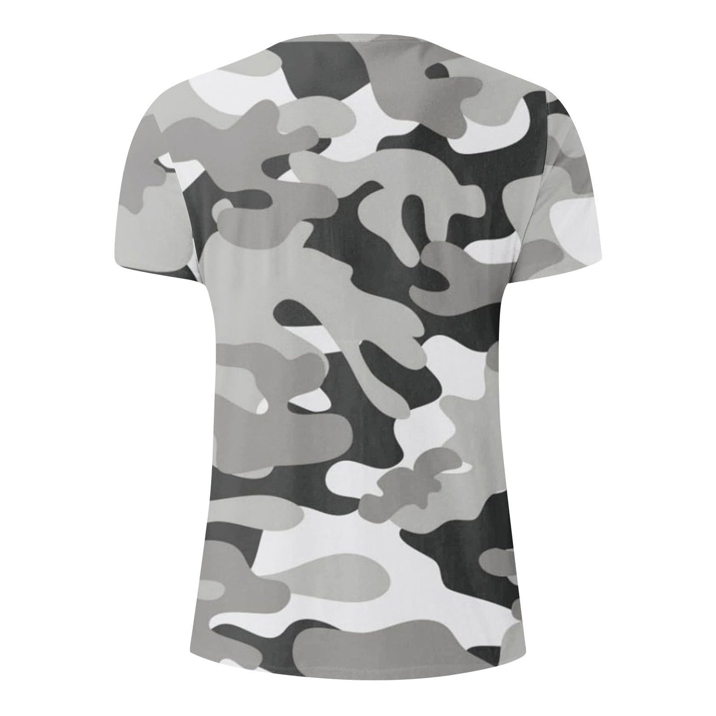 Casual Summer Camouflage Short Sleeve Shirt Plus Size Outdoor Fashion Tees Trendy Blouse T Shirt
