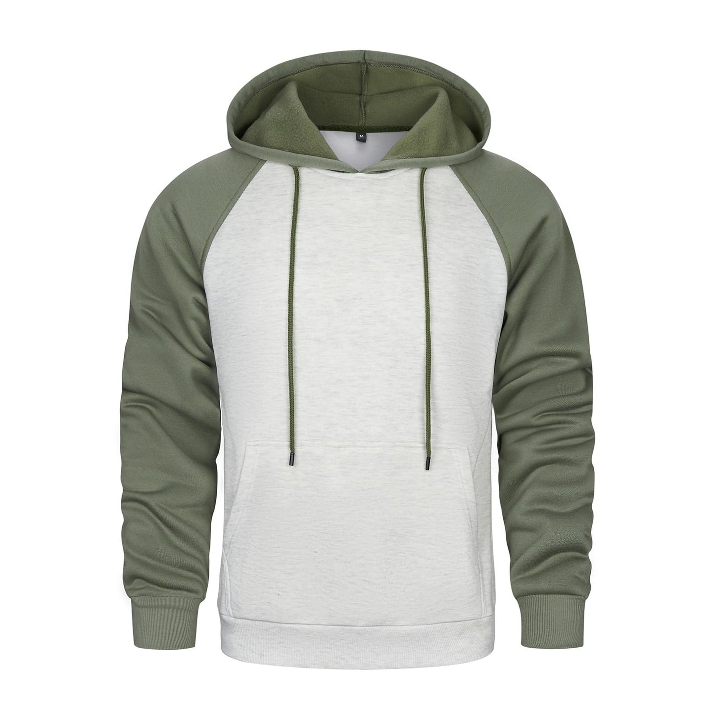 LBL Leading the Better Life Men's Solid Pullover Hoodies Sports Soft Blend Fleece Hooded Sweatshirts with Kangaroo Pocket