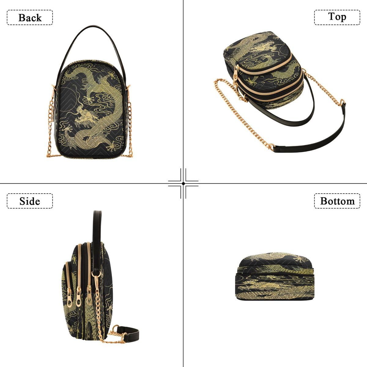 ALAZA Hipster Camouflage Army Print Crossbody Bag Small Shoulder Handbags Leather Purse for Women