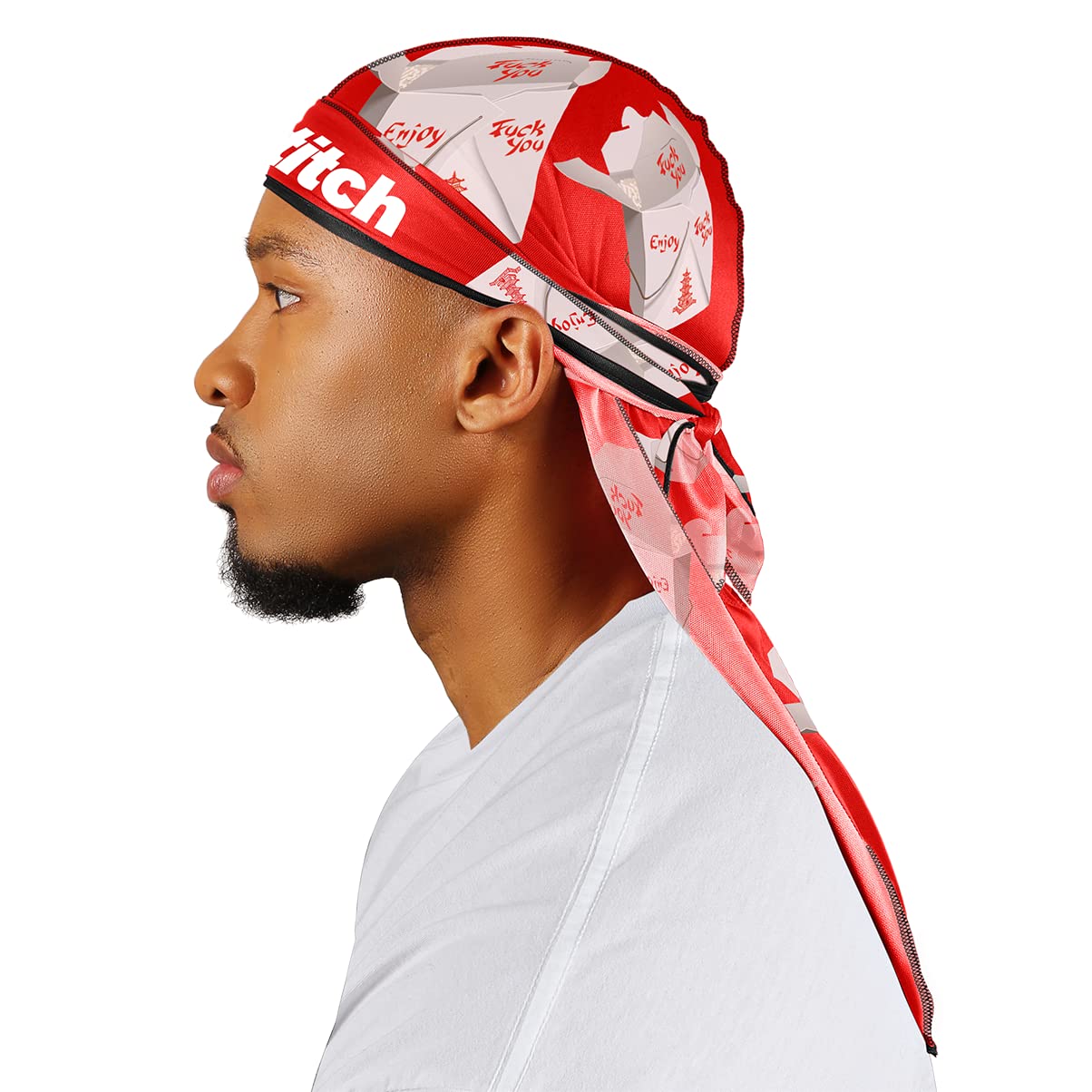 Superstitch Supersilky Ultra Silky Durag x Wavebuilder | 30+ Styles Premium Designer Durags for Men | 360 Waves |Camo Camouflage (Five Star)