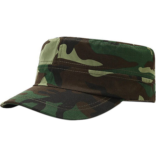 XYIYI Unisex Cotton Basic Cadet Army Cap Everyday Military Style Hat