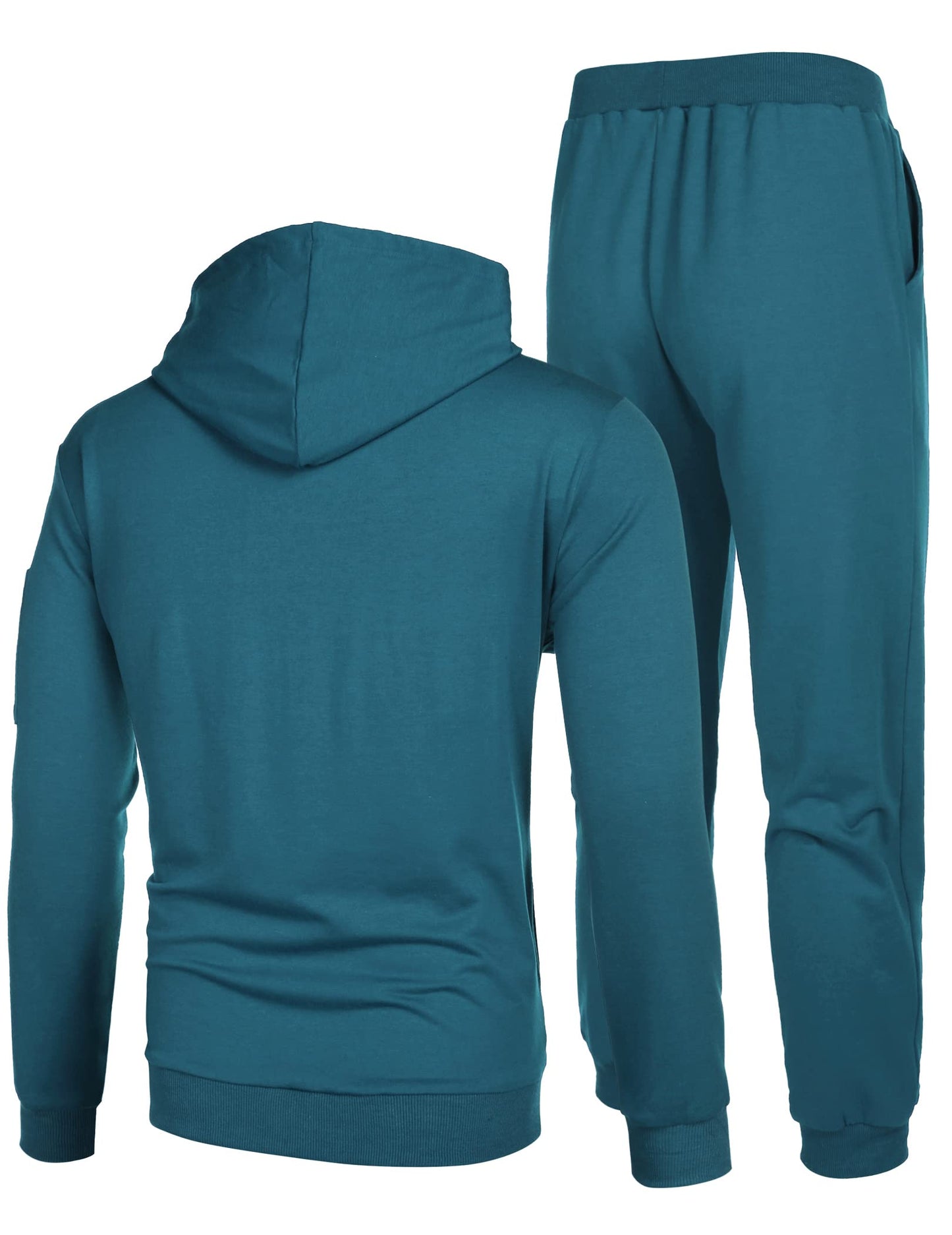 COOFANDY Men's Tracksuit 2 Piece Hooded Athletic Sweatsuits Casual Running Jogging Sport Suit Sets