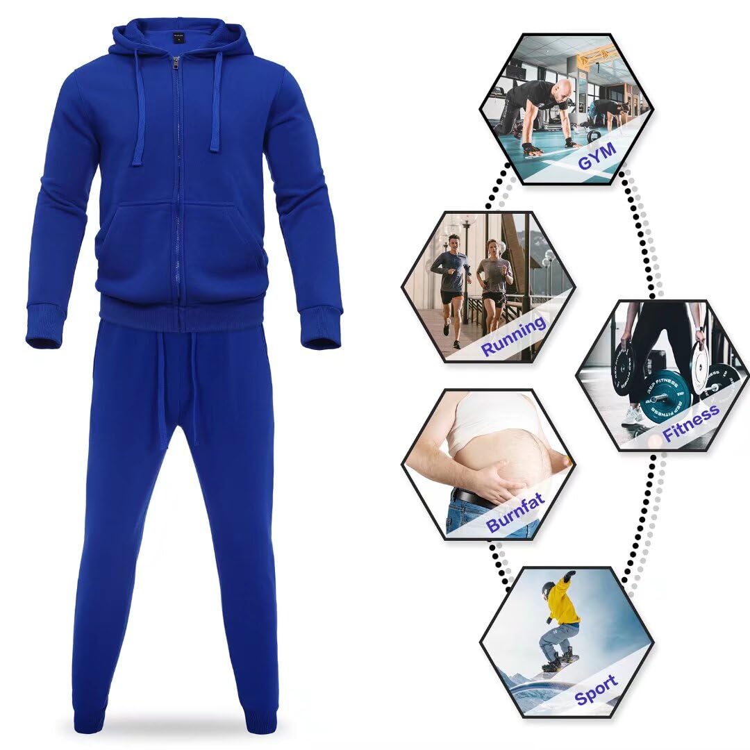 AKsit Men's Sweatsuit 2 Piece Hoodie Tracksuit Set Fashion Activewear Set