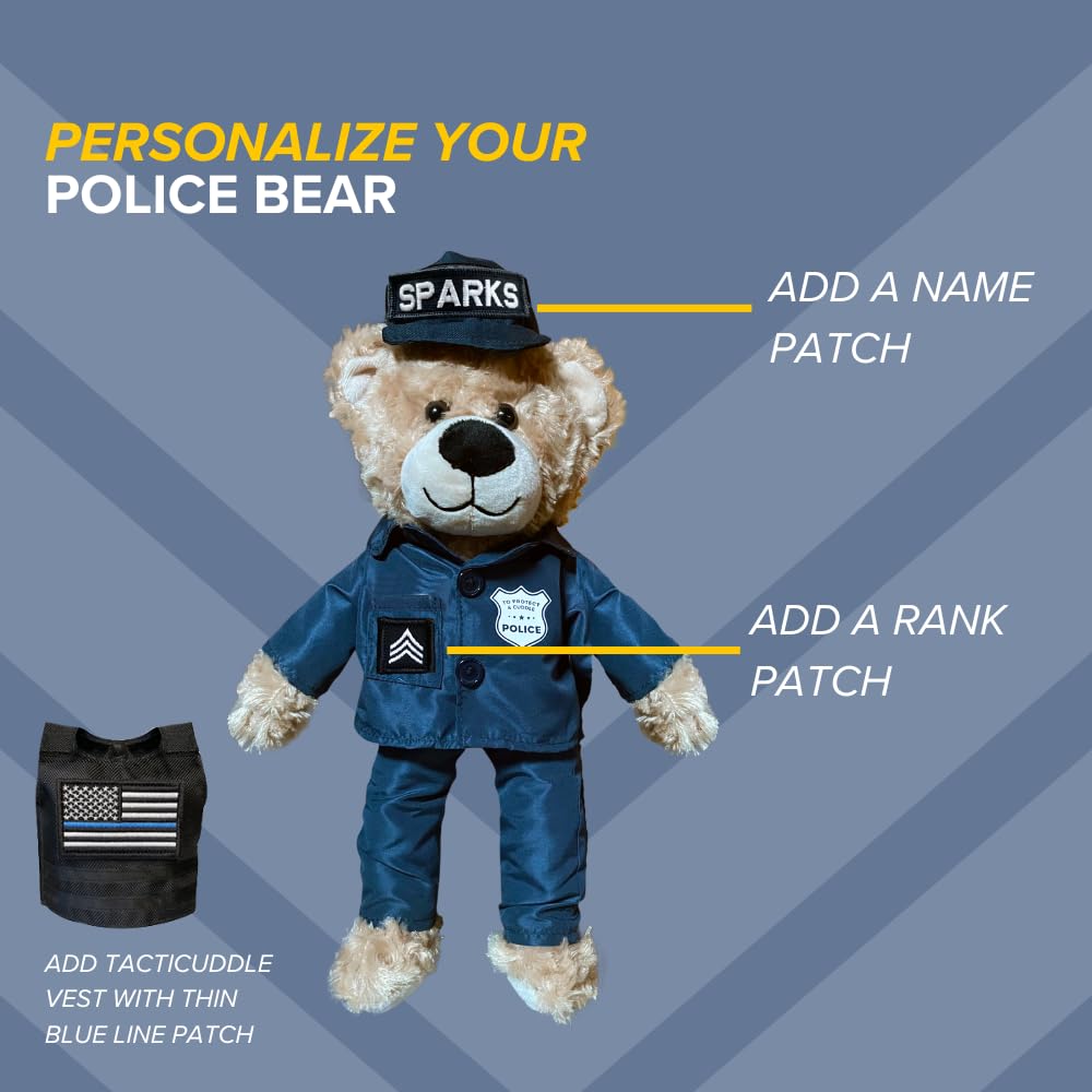 ZZZ Bears Personalized Army Teddy Bear, Gift for Boot Camp Graduates, Veterans & Comforting Loved Ones at Home During Deployment