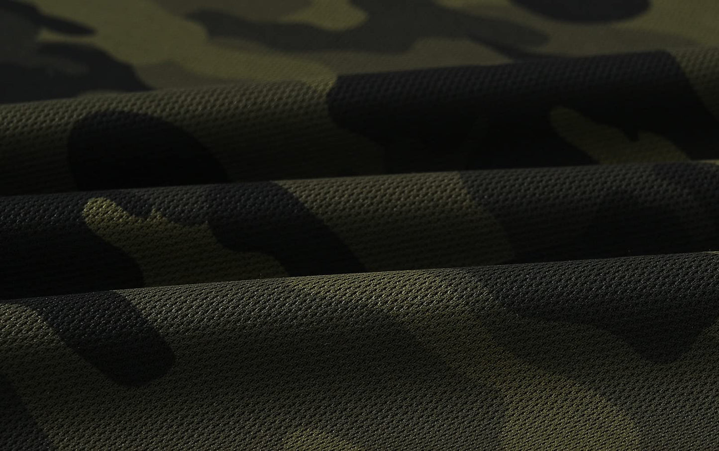 MoFiz Men's Camo Polo Golf Shirt Hiking Dry Fit Short Sleeve T-Shirts Pique Collared Polo Jersey