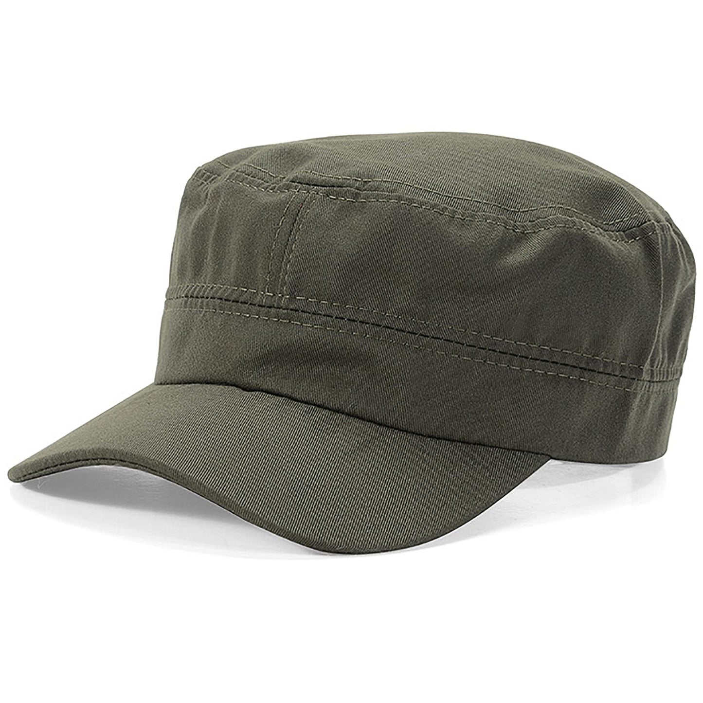 XYIYI Unisex Cotton Basic Cadet Army Cap Everyday Military Style Hat