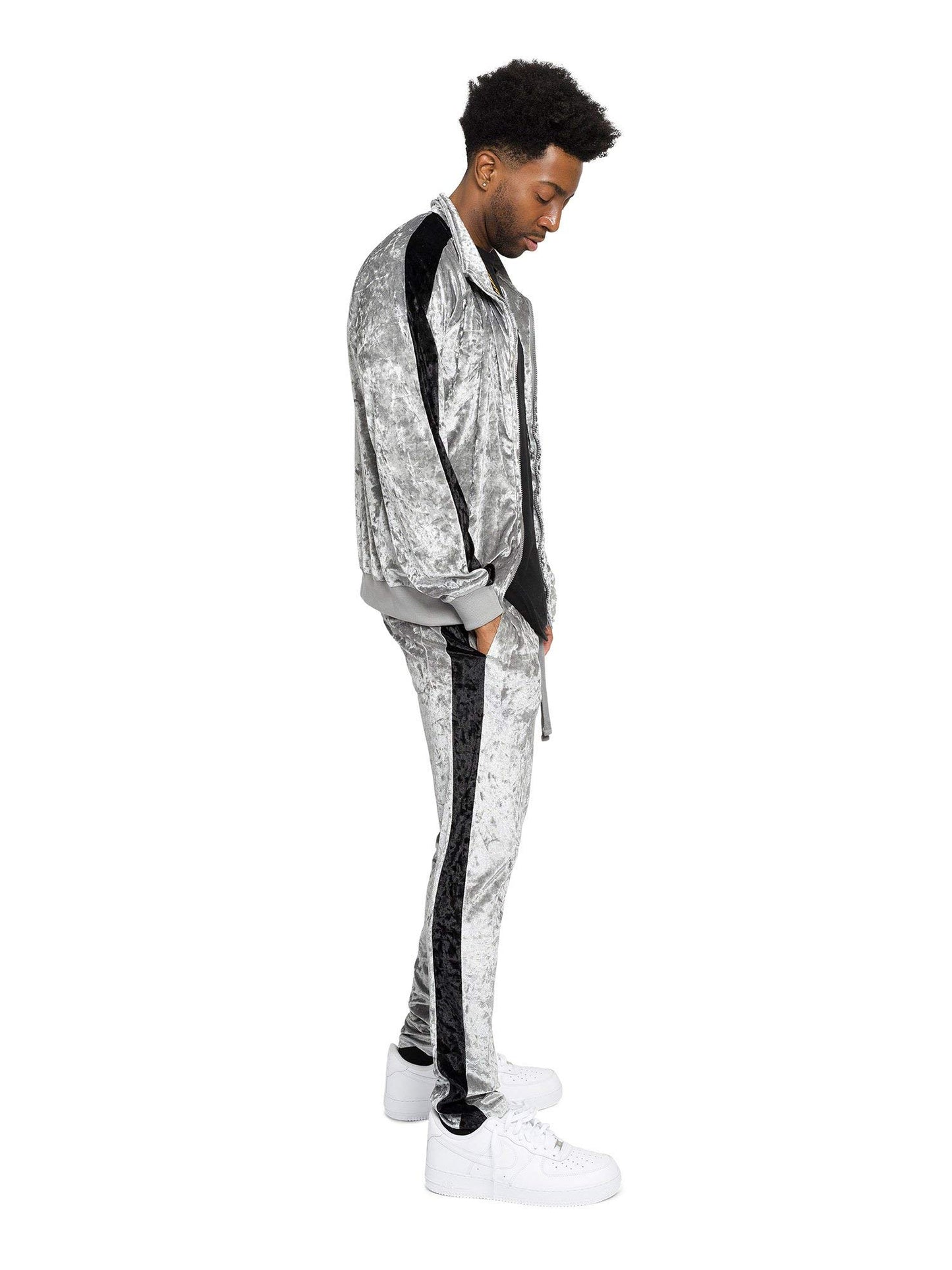G-Style USA Men's Velour Velvet Tracksuit Sets -Casual Wear, Gym, and Lounge