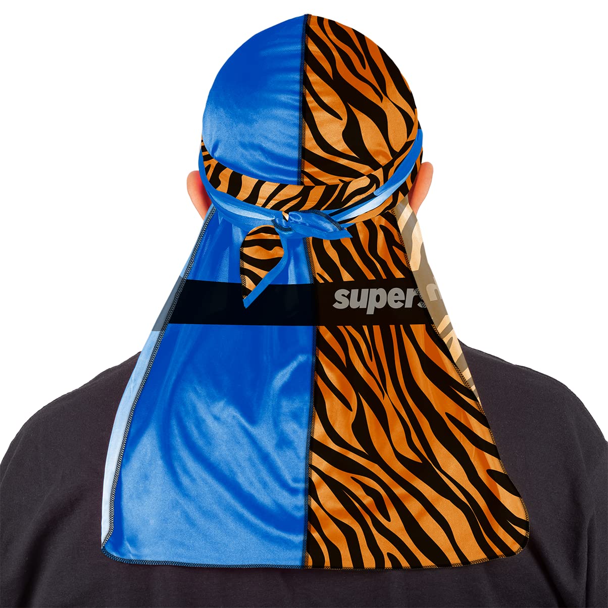 Superstitch Supersilky Ultra Silky Durag x Wavebuilder | 30+ Styles Premium Designer Durags for Men | 360 Waves |Camo Camouflage (Five Star)